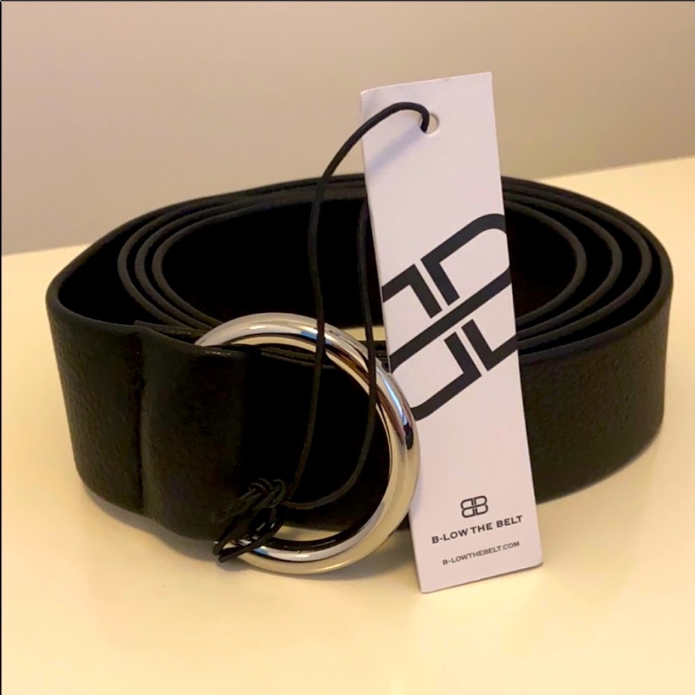 Below the belt black vegan belt